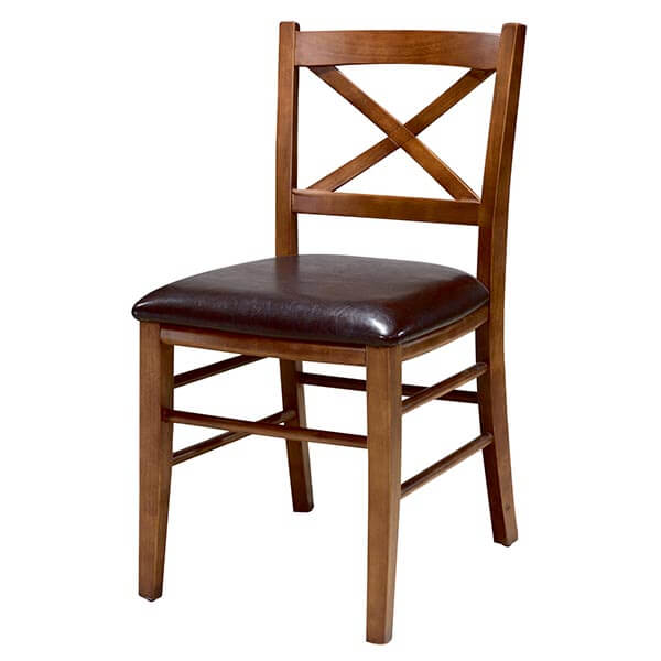 Cross Back Oak Dining Chairs