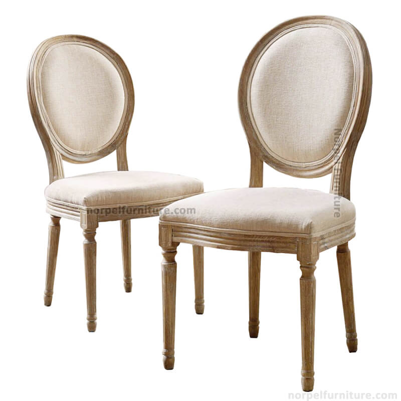 N-C3220 french oval back dining chair