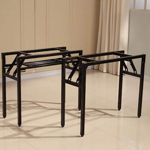 metal frame of banquet dining tables