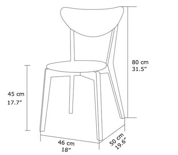 Nordmyra Chair Dimension