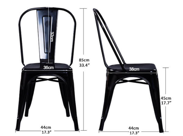 Tolix Chair Dimension