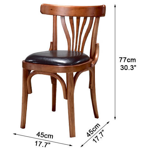 wholesale restaurnt chairs dimension