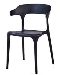Molded Stackable Plastic Restaurant Chairs