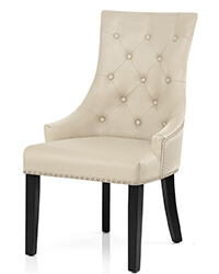 Nailhead Upholstered Parsons Dining Chairs