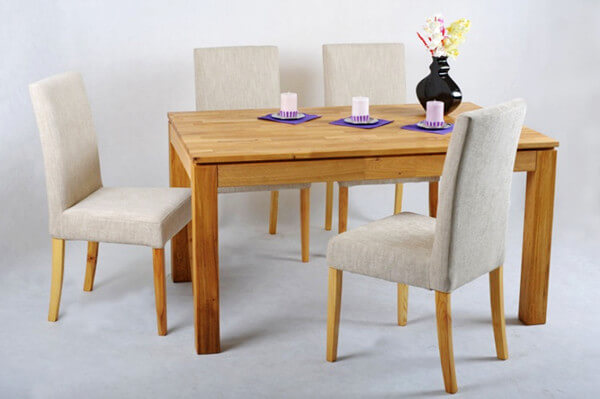 Upholstered parsons chairs dining set