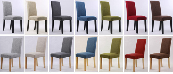 Upholstered parsons chairs fabric colors