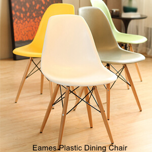 Eames plastic dining chair