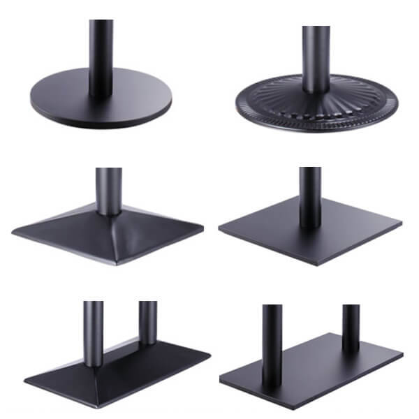 Various Metal Table Bases Options