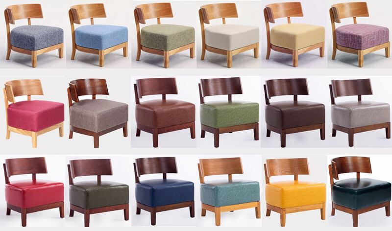 Coffe Shop Sofa Chairs Various Color Options