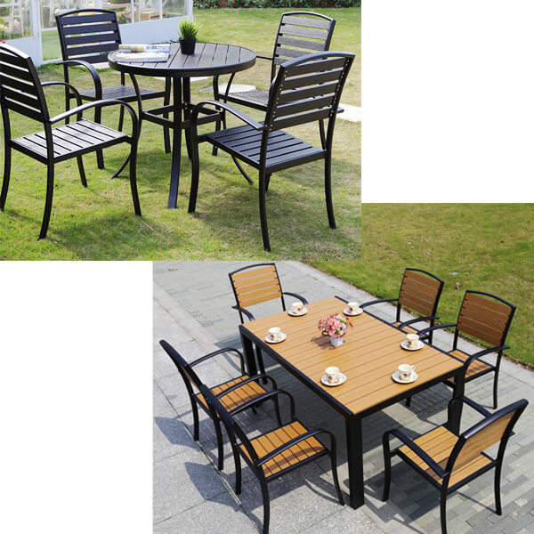 Polywood outdoor dining set