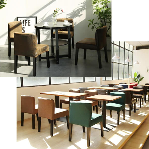 Cafe seating dining furniture set