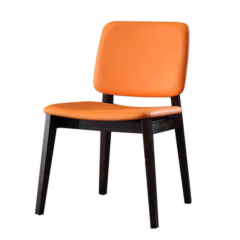 Orange padded dining chairs australia