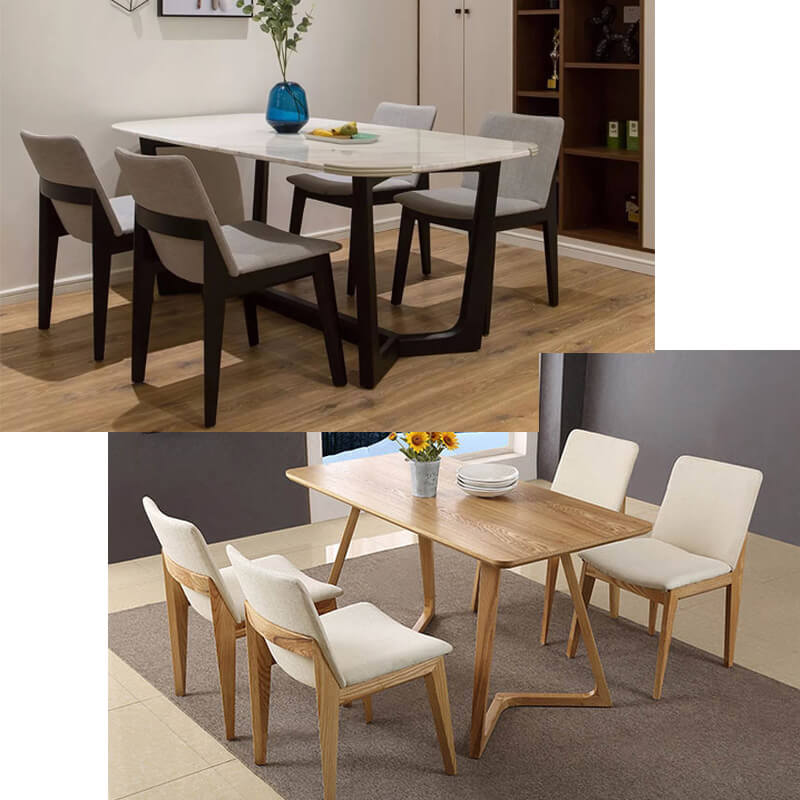 Simple dining chairs set of 4