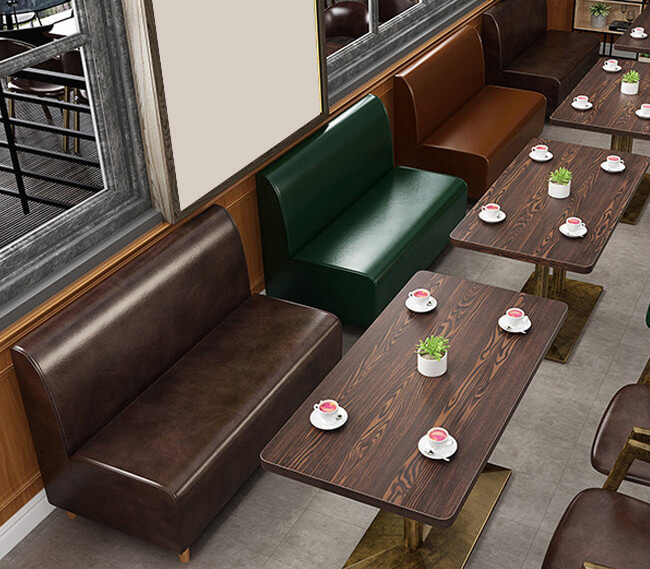Restaurant booth seating