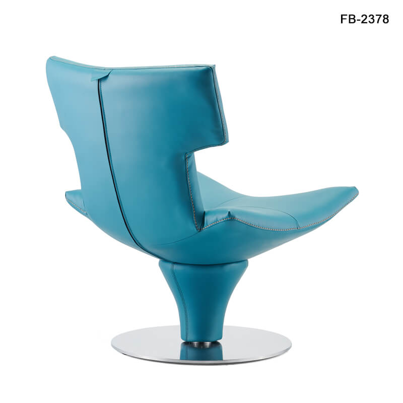 modern leather swivel lounge chair
