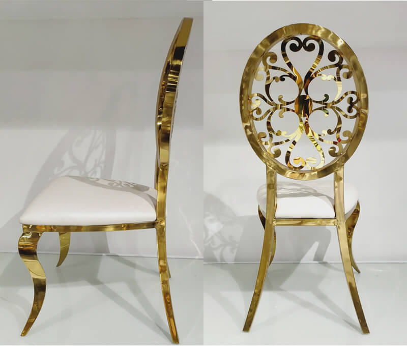 Gold Dining Chairs For Weddings And Events