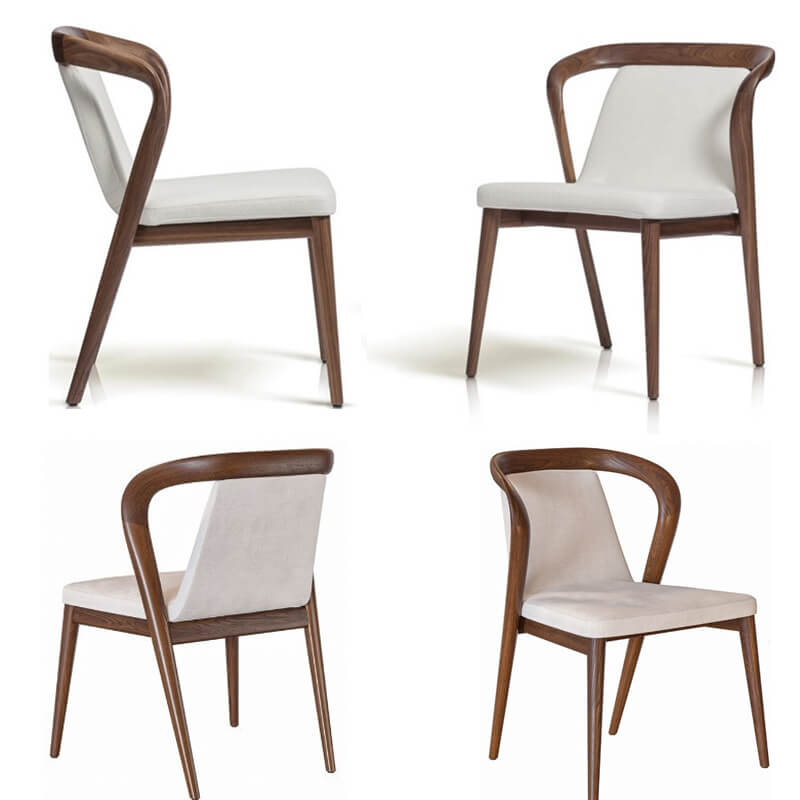 Upholstered solid wood chairs for sale