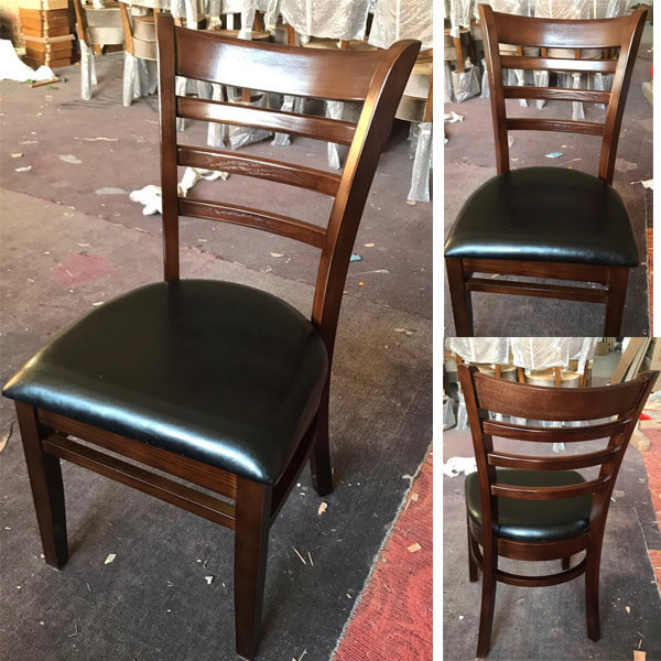 Solid Wood Labber back restaurant chairs