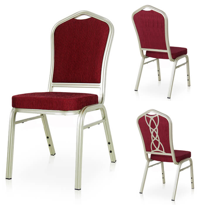 Stacking banquet chairs