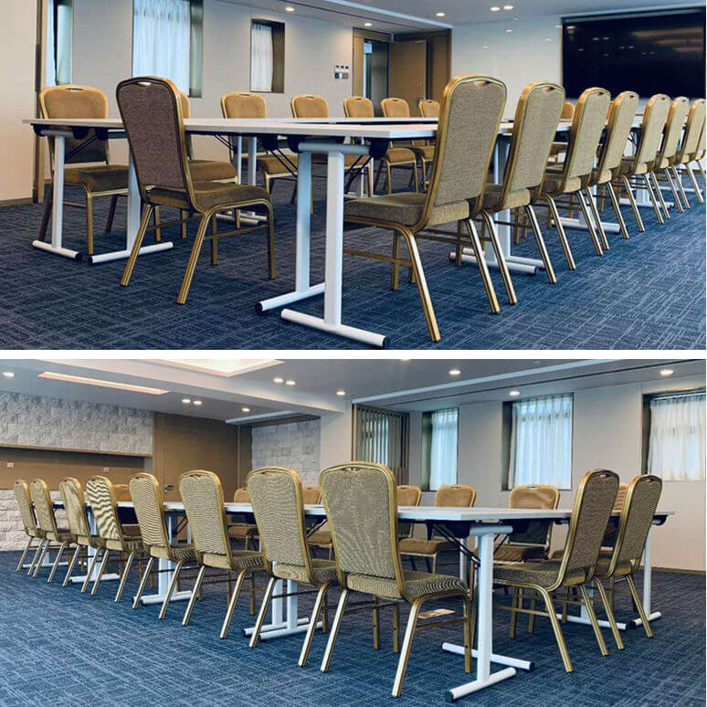 Banquet chairs for meeting room