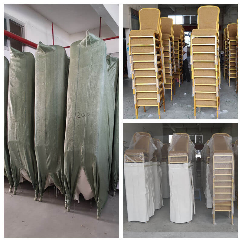 Packing details of banquet chairs for sale