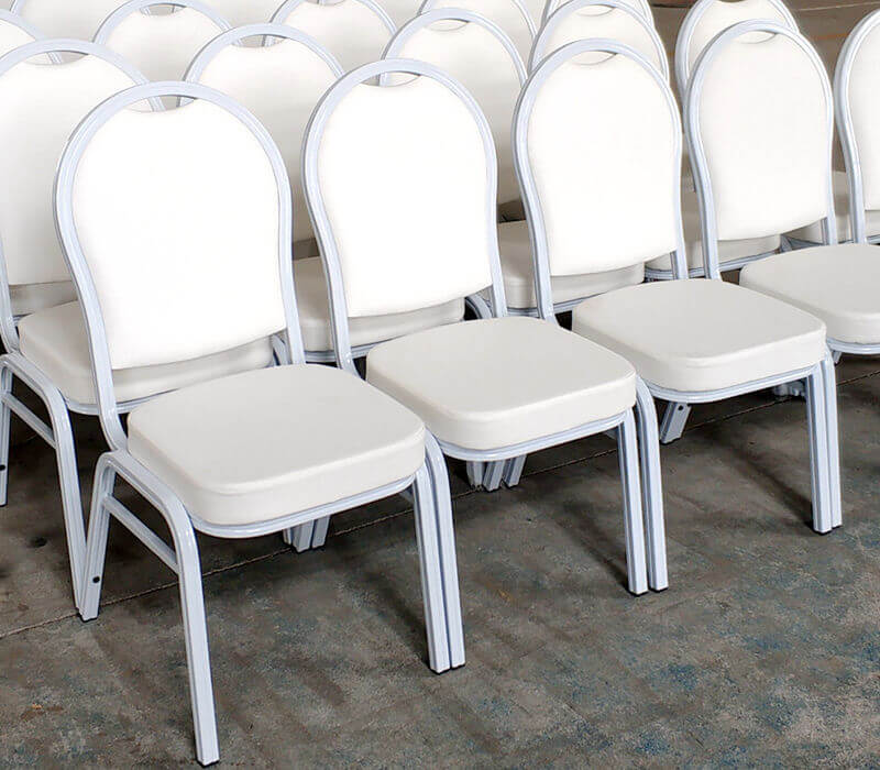 White Banquet Chairs Wholesale