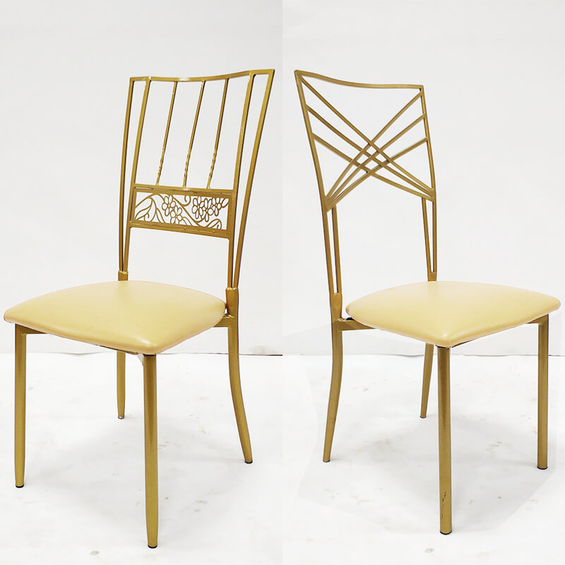 Gold chameleon chairs fanfare chairs