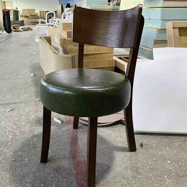 classic wooden restaurant dining chair