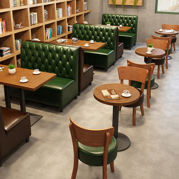 restaurant chairs and booth sofas