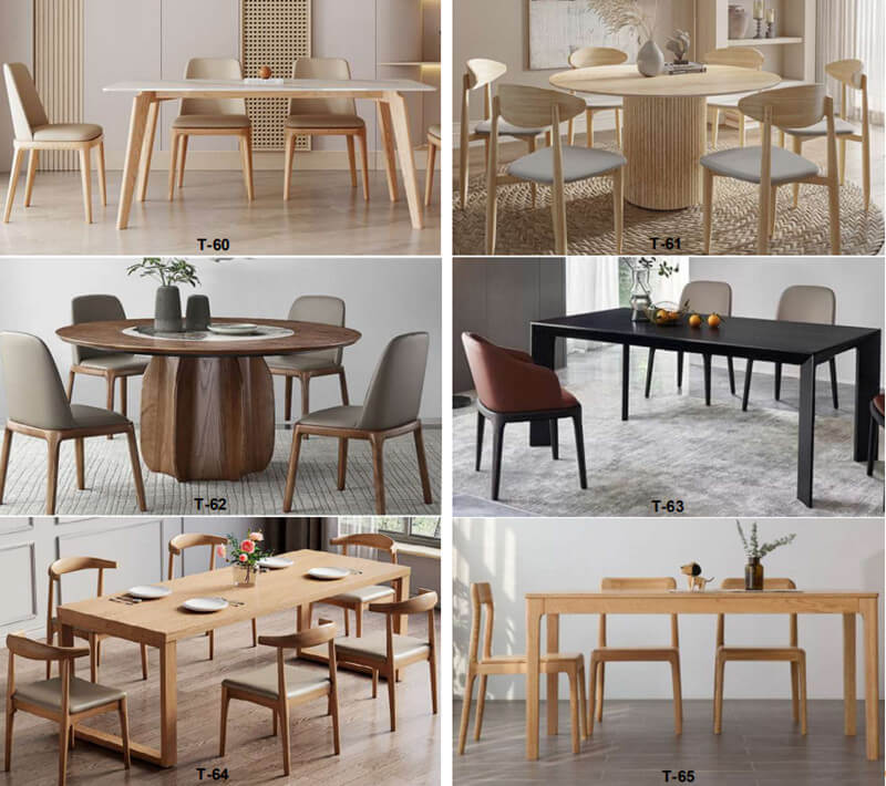 More Modern Wood Tables of Norpel Furniture