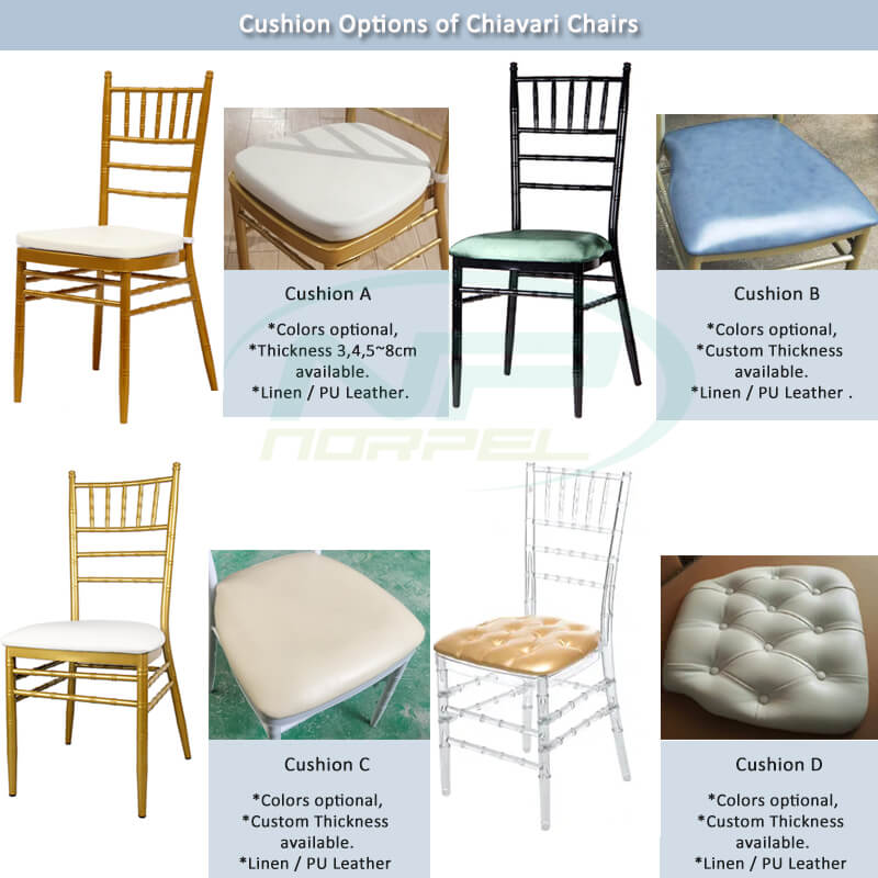 Cushions of White Chiavari Chairs Cushions of White Chiavari Chairs