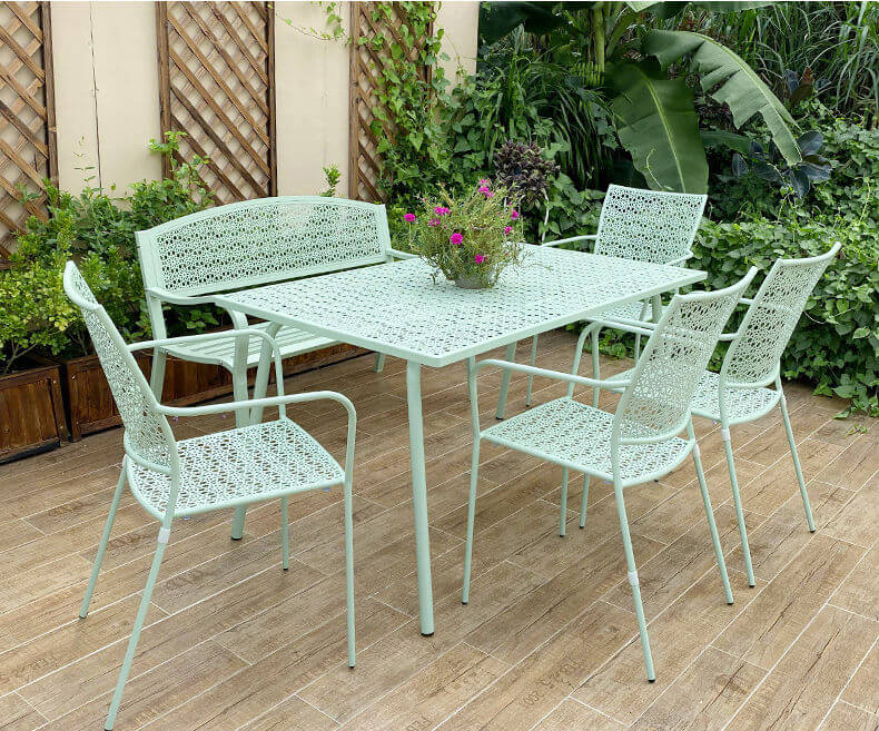 patio bistro set of 4 with bench