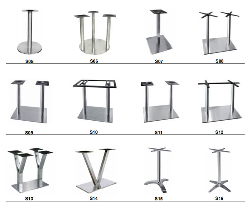 Norpel Cafe Table Bases