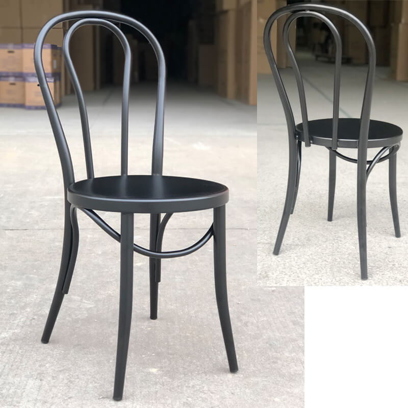 classic black cafe chairs
