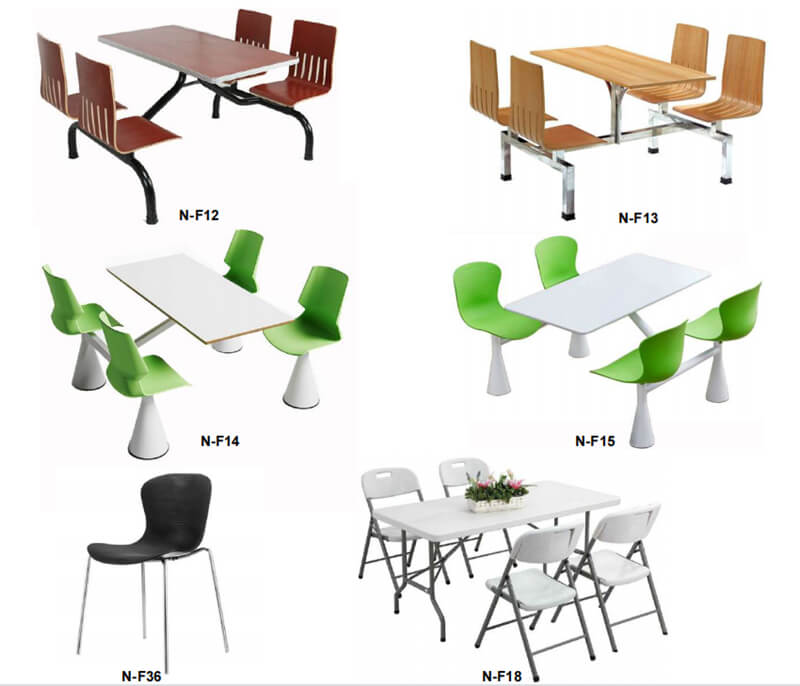 Norpel canteen table and chairs set wholesale