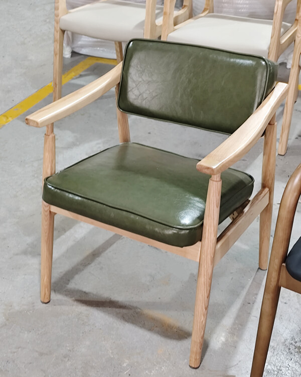 Restaurant Wooden Armchair with ash frame