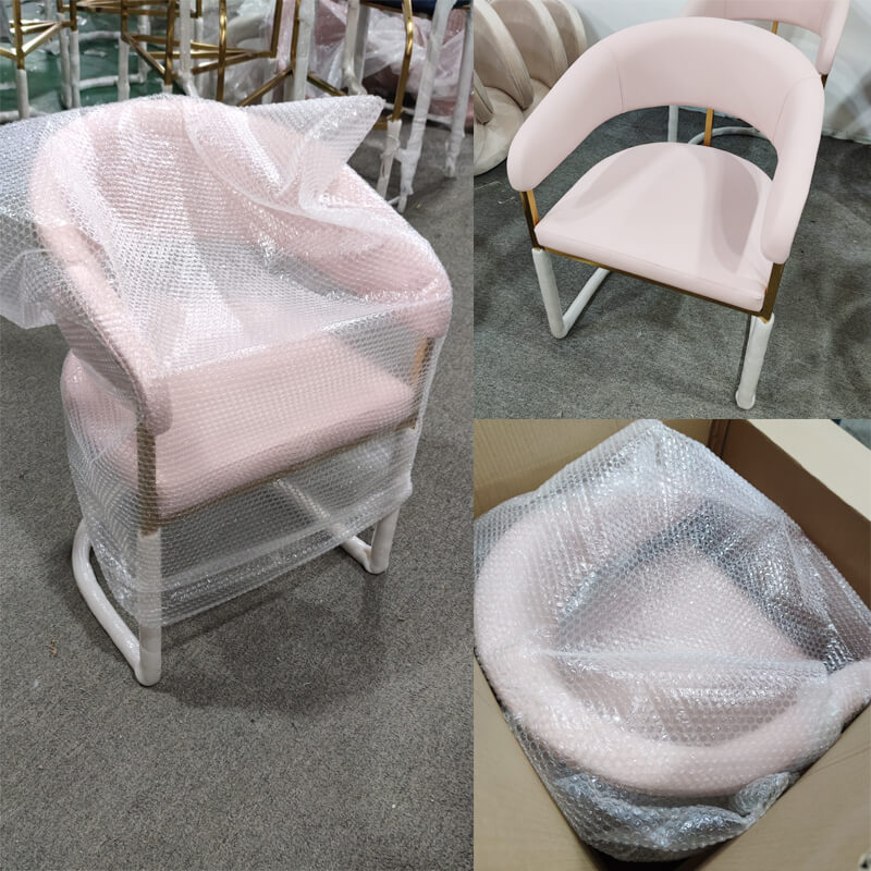 luxury dining chair well packing details