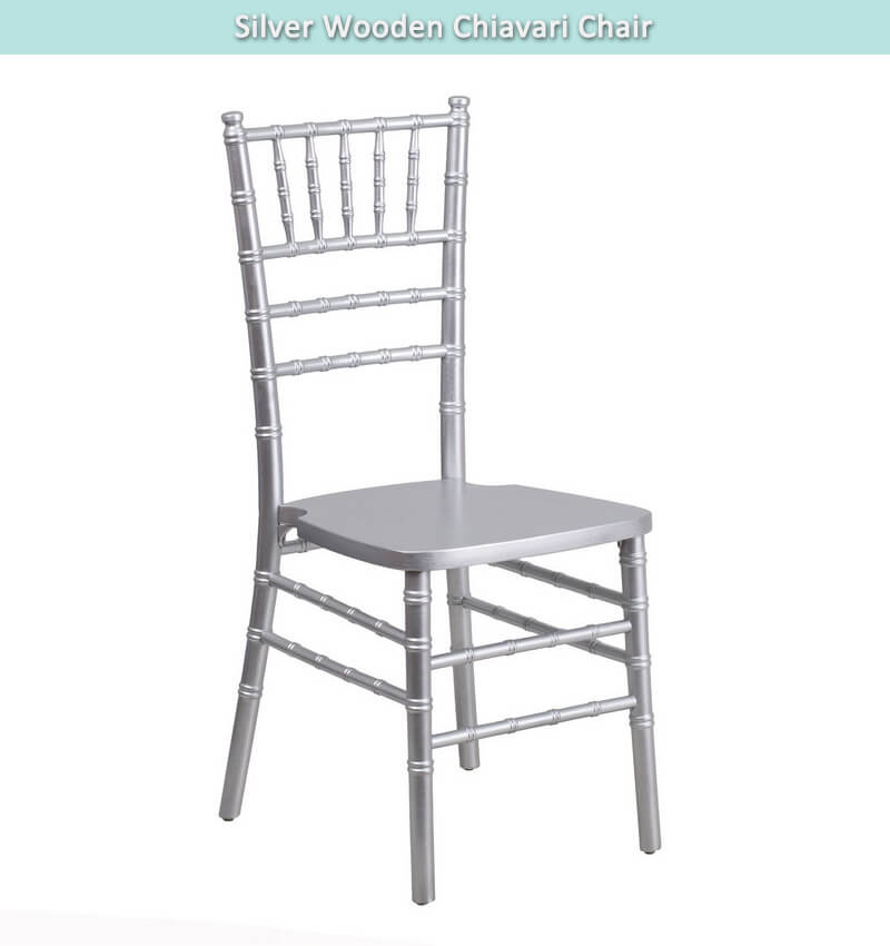 Silver wooden chiavari chair Silver wooden chiavari chair