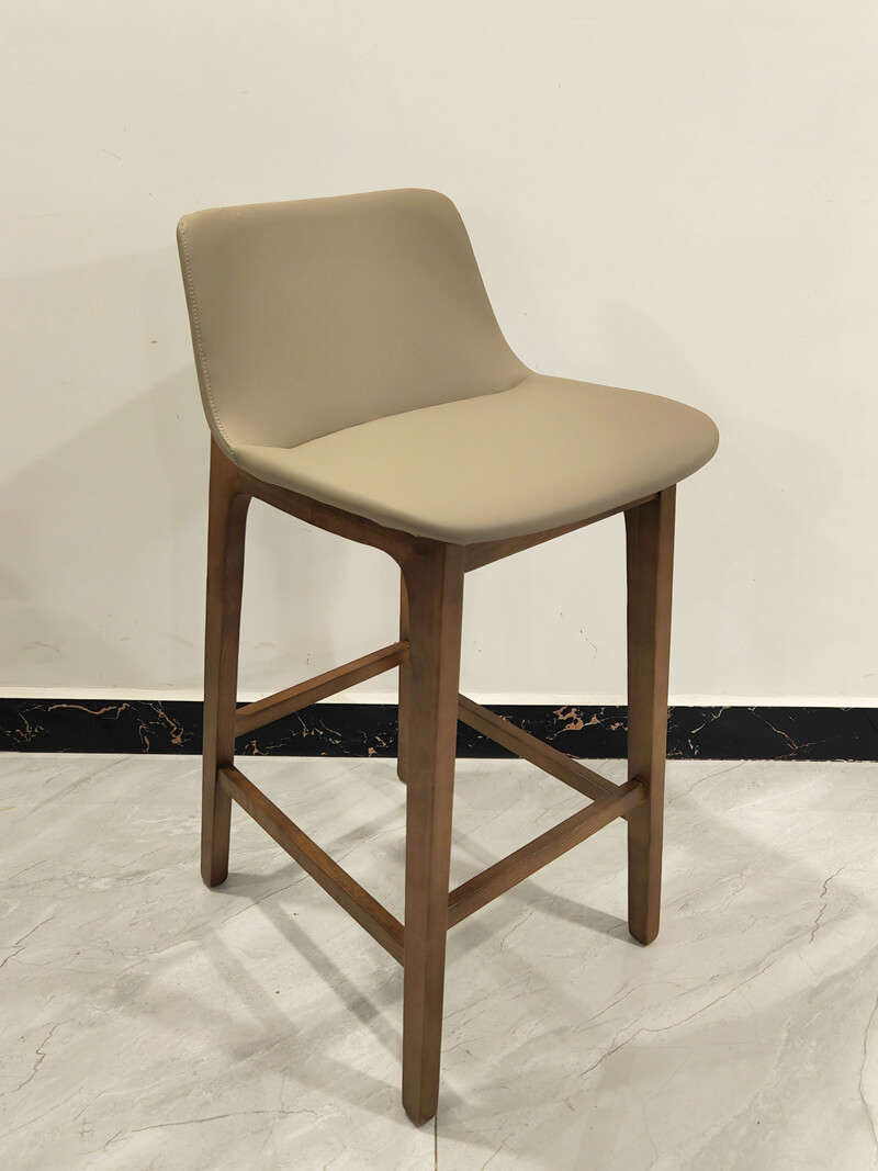 low back leather upholstered solid wood counter height bar stool low back leather upholstered solid wood counter height bar stool