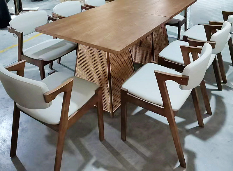 Wooden Cafe Chairs And Table Dining Set
