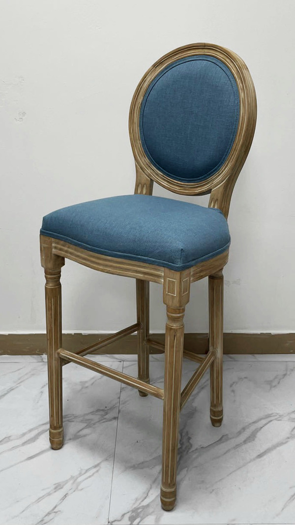 french round back counter bar stools