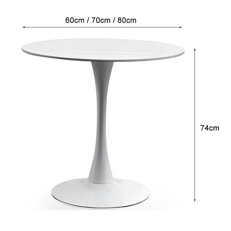 plastic dining chair table dimension