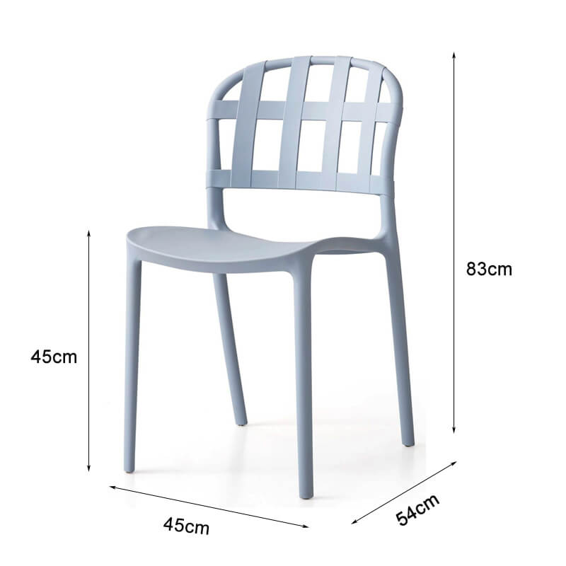 Plastic stacking chair dimensions
