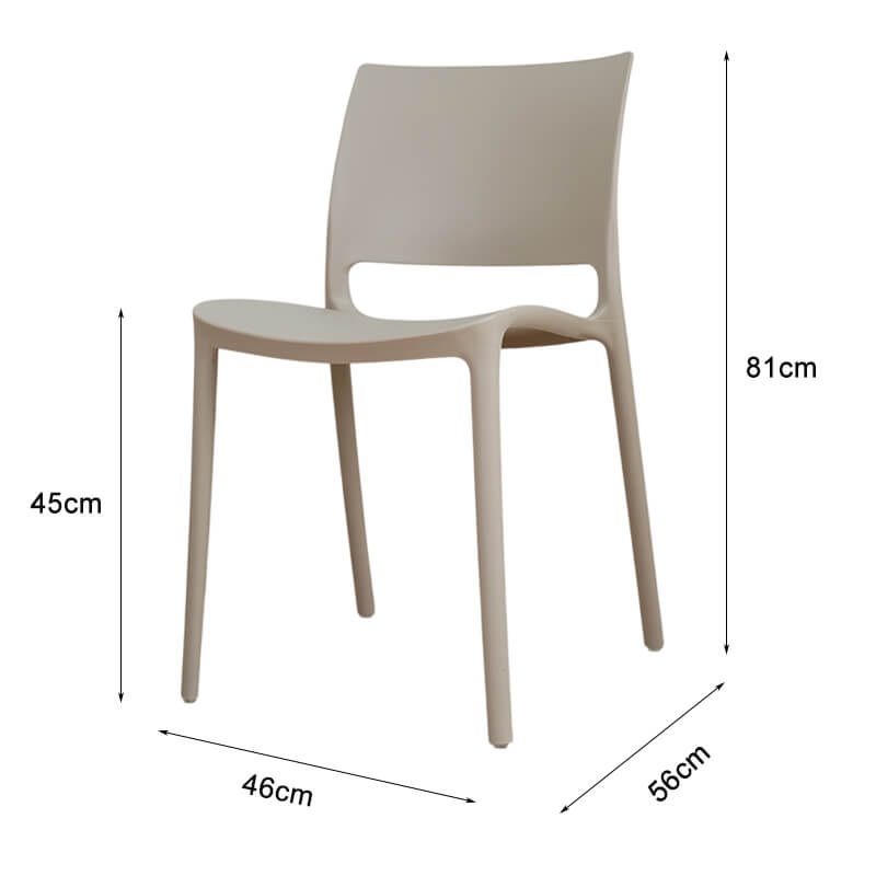 Cheap plastic chair dimensions