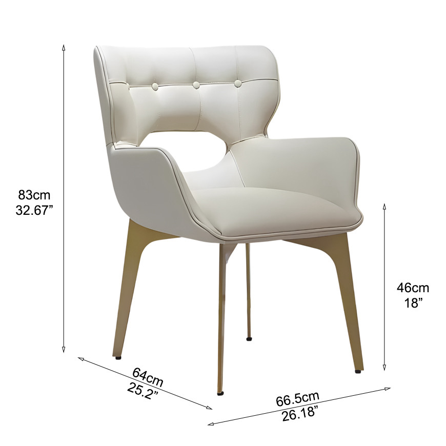 Black Leather Dining Chair Dimensions