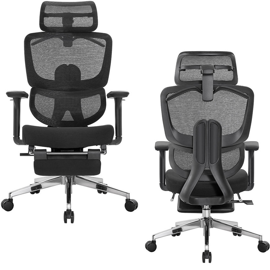 Ergonomic office swivel chair with footrest Ergonomic office swivel chair with footrest