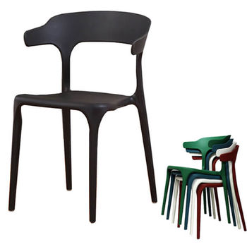 N-PP09 Elbow Style Plastic Restaurant Chair