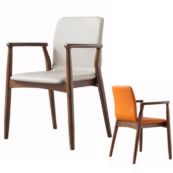 N-C7003 Restaurant Wood Chairs With Arms