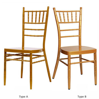 N-134 Gold Chiavari Chairs 