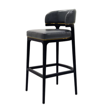 N-B2005 Leather Upholstered Modern Luxury Bar Stools N-B2005 Leather Upholstered Modern Luxury Bar Stools